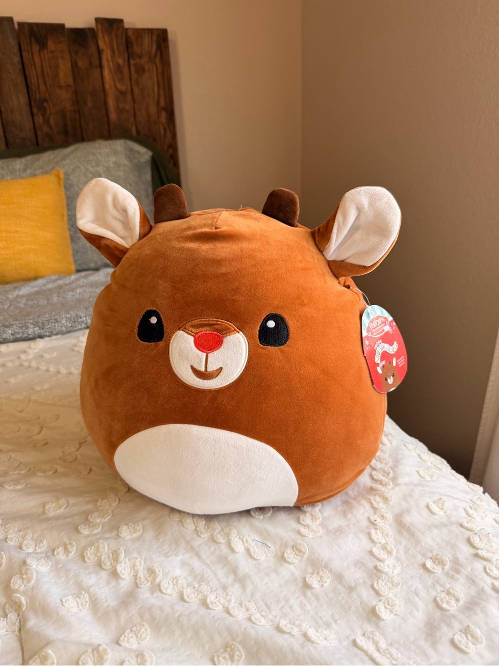 Squishmallow - Rudolph Red Nose Reindeer Style Plush - 13 in